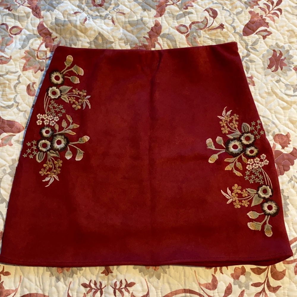 Size S Suede Skirt